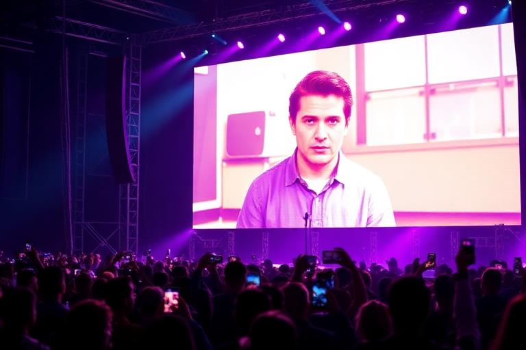 Appear on the big screen